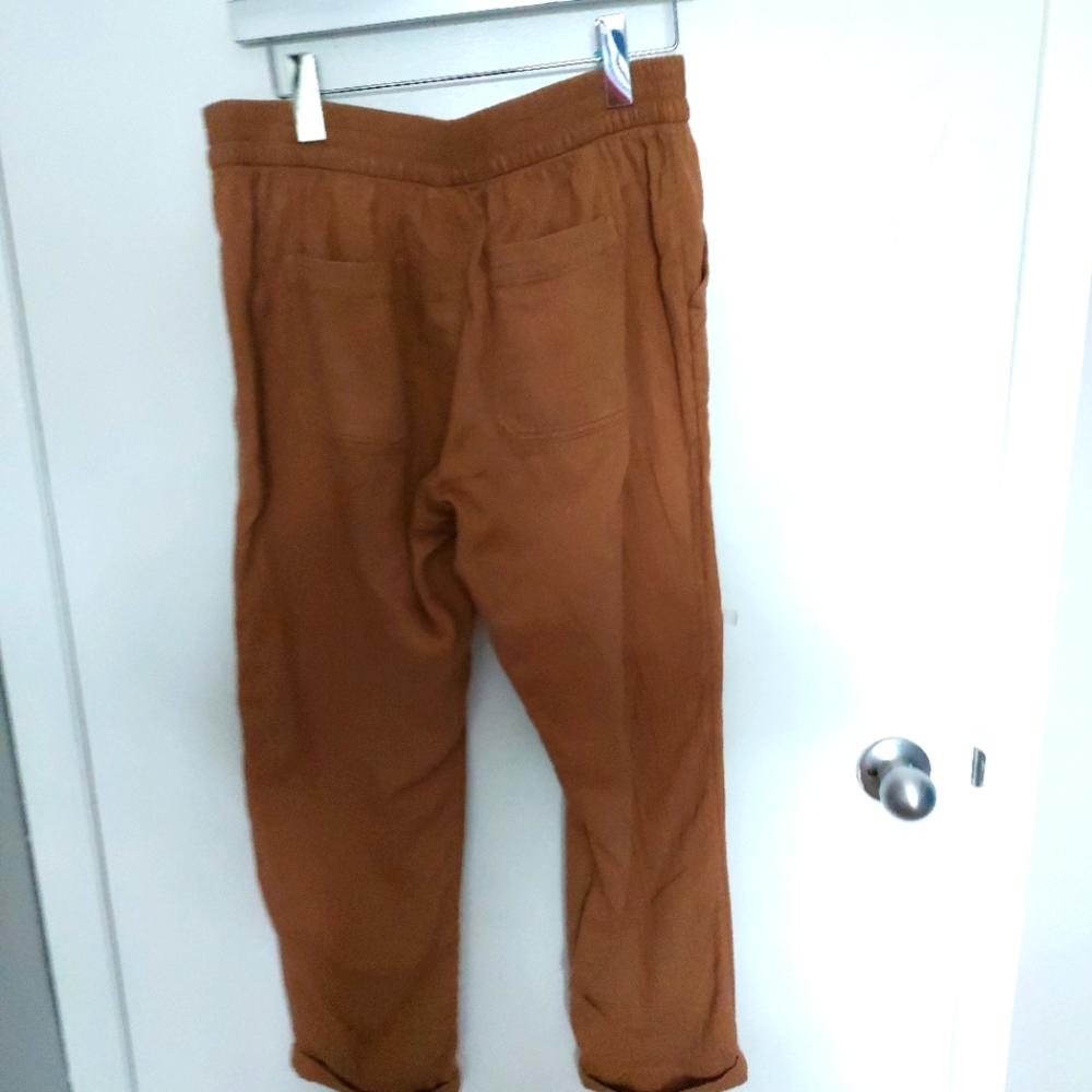 Summer pants rolled hem